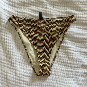 Triangl swim confetti high waist bottoms
